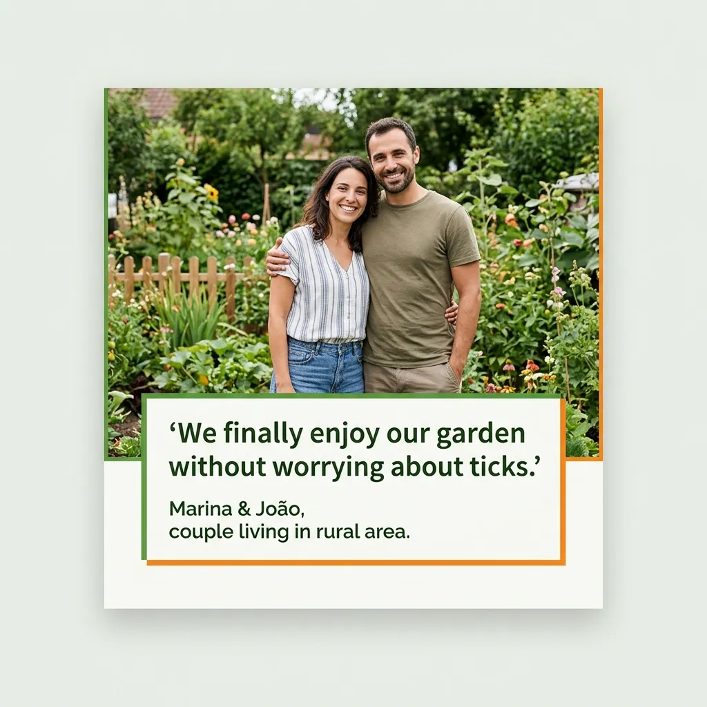 Testimonial from a satisfied customer on mobile
